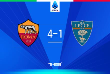羅馬4-1萊切，薩56曼奇尼破門終結(jié)聯(lián)賽四連敗